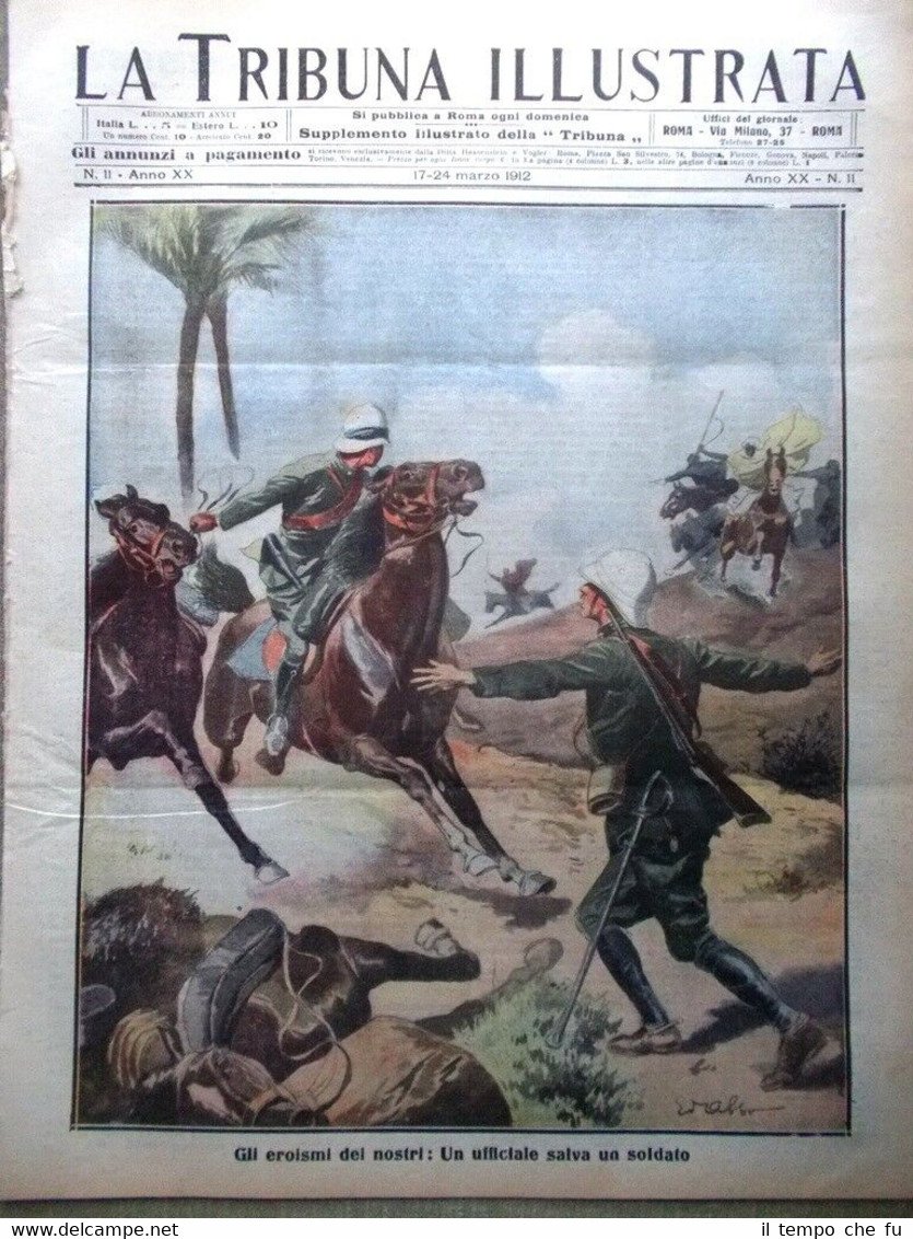 La Tribuna Illustrata 17 Marzo 1912 Zecca a Roma Poste …