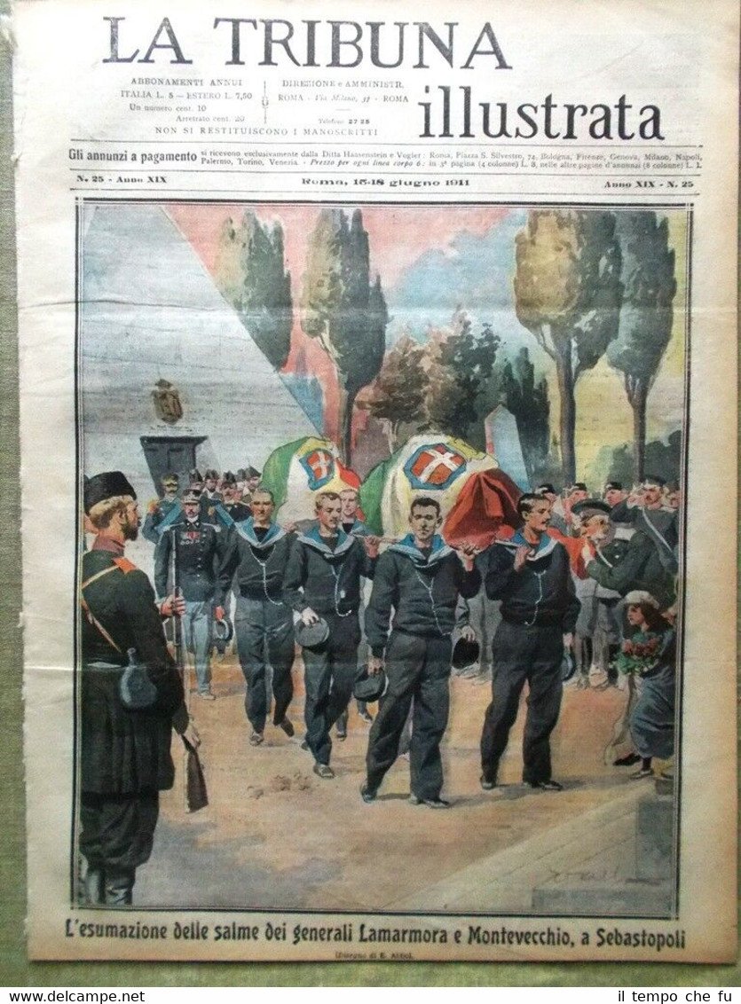 La Tribuna Illustrata 18 Giugno 1911 Giro d'Italia Stadio di …