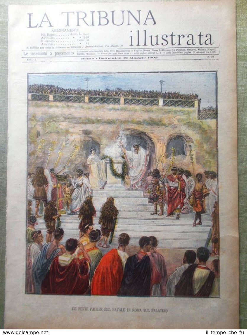 La Tribuna Illustrata 18 Maggio 1902 Natale di Roma Diritto …
