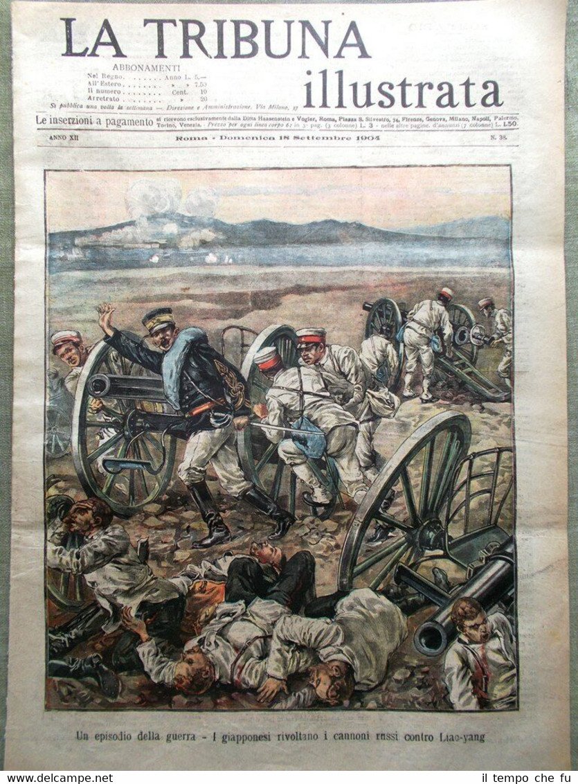 La Tribuna Illustrata 18 Settembre 1904 Macedonia Religione Giapponese Montenero