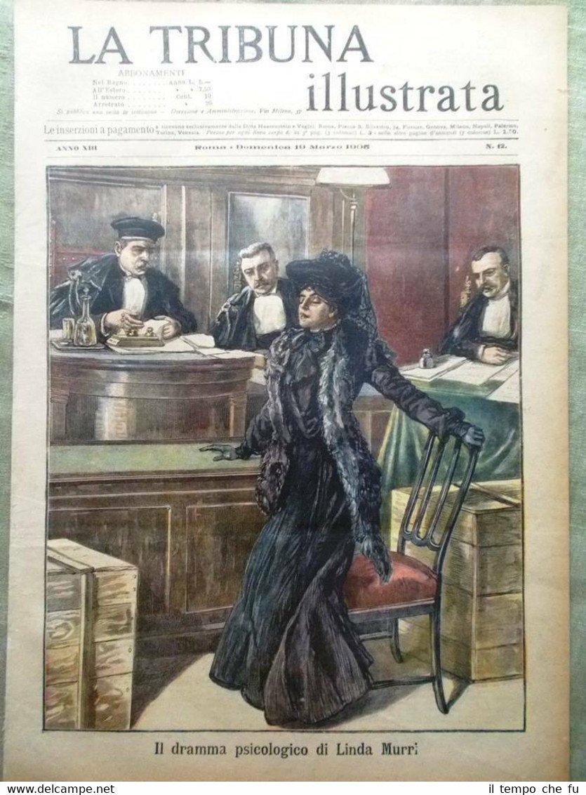 La Tribuna Illustrata 19 Marzo 1905 Pompei Augusto Conti Linda …