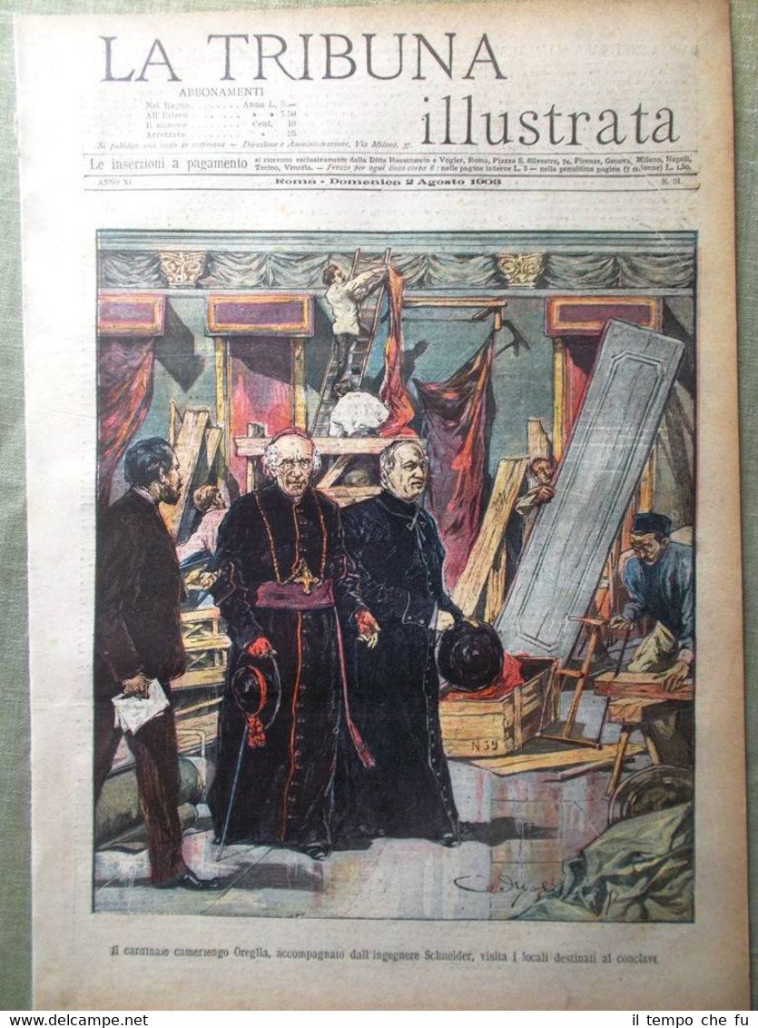 La Tribuna Illustrata 2 Agosto 1903 Funerali Papa Leone XIII …