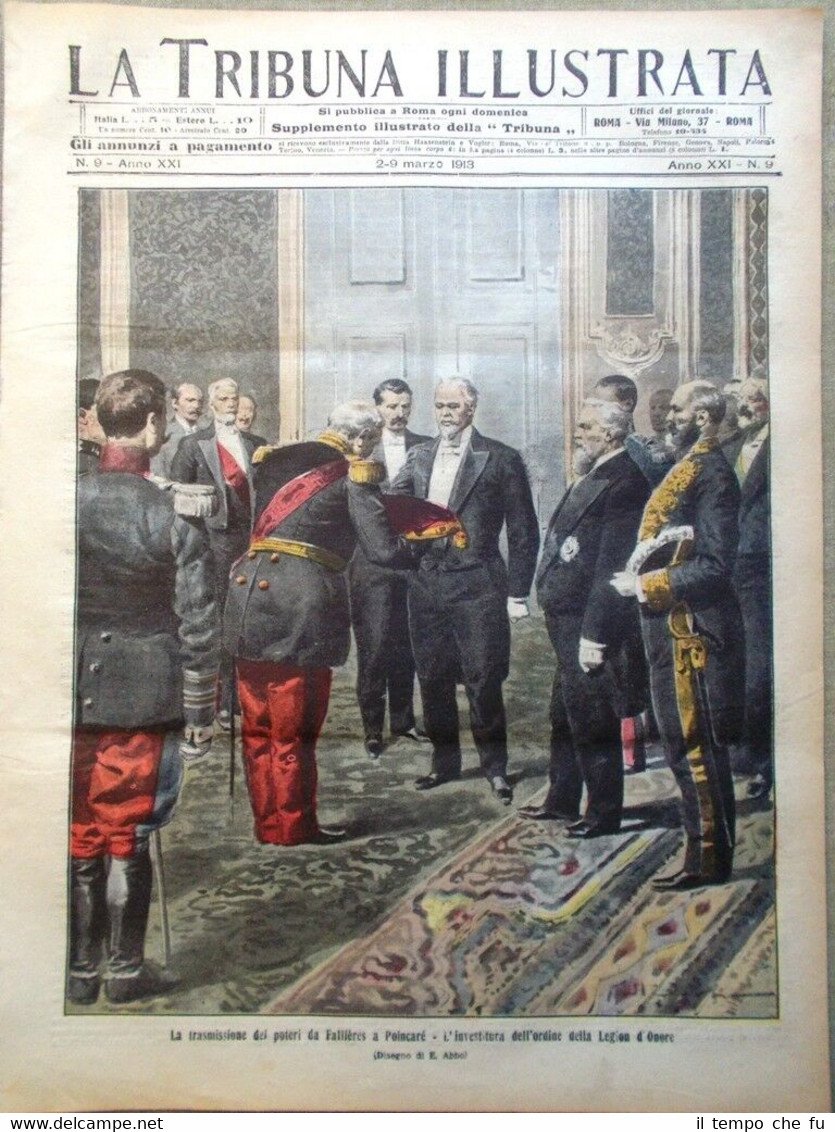 La Tribuna Illustrata 2 Marzo 1913 Senussismo Rivolta Messico Inverno …