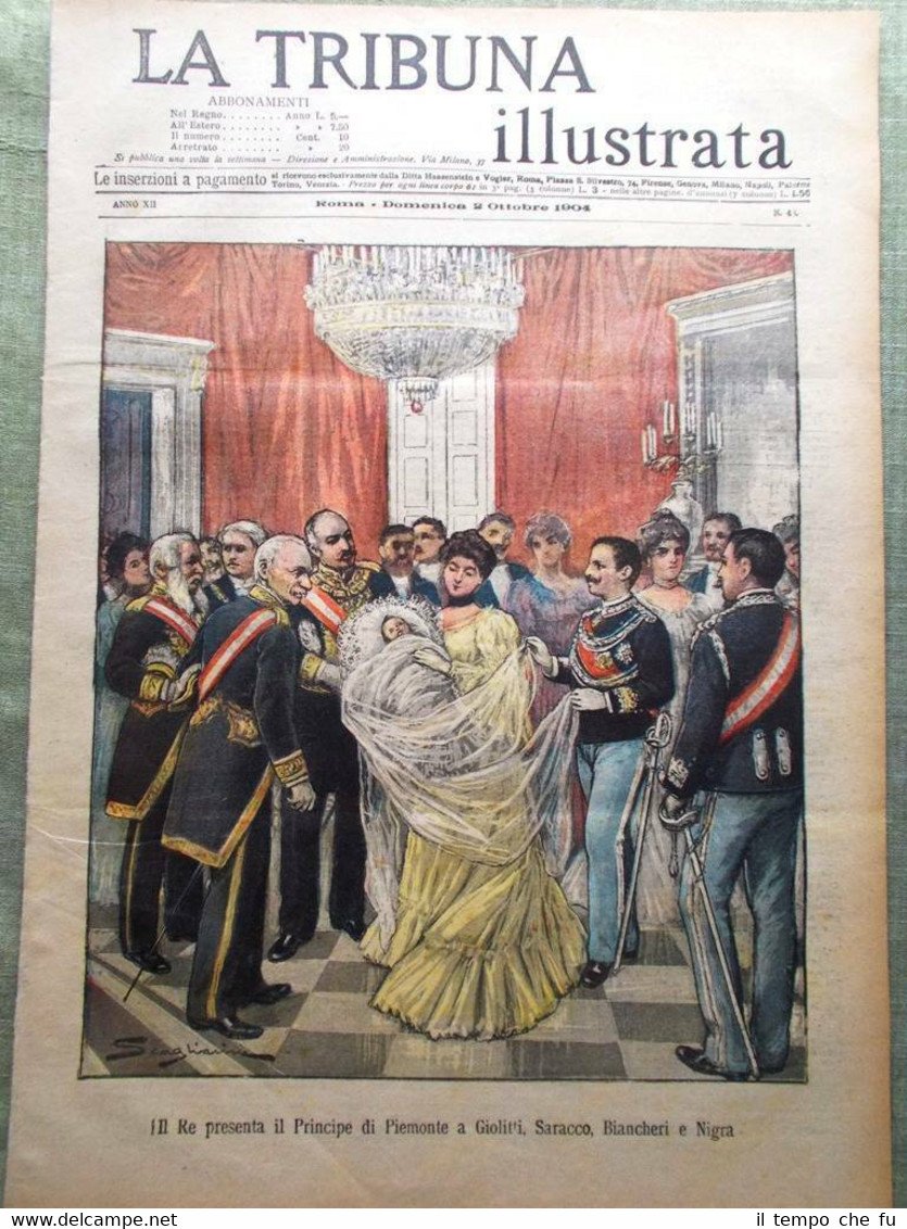 La Tribuna Illustrata 2 Ottobre 1904 Disastro Ferrara Port Arthur …