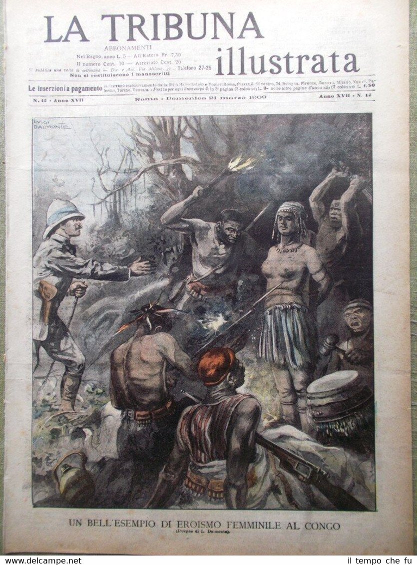 La Tribuna Illustrata 21 Marzo 1909 Murri Baracche in Calabria …