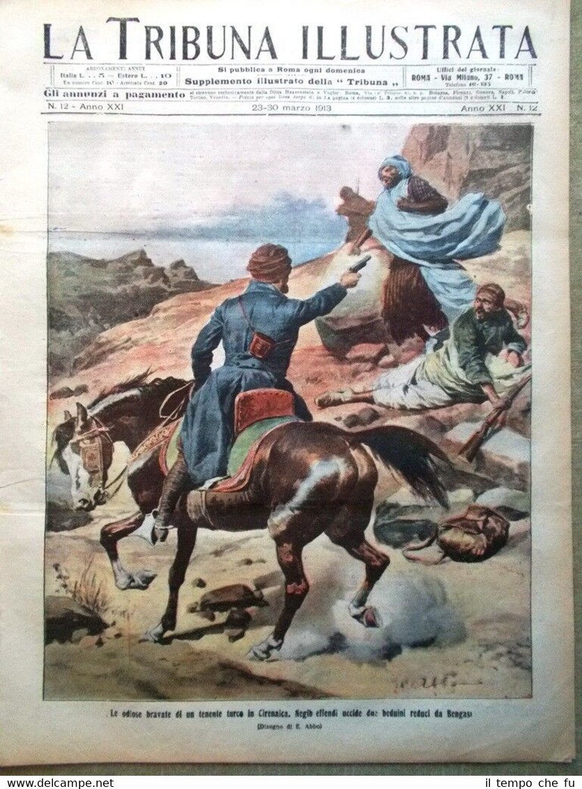 La Tribuna Illustrata 23 Marzo 1913 Malattia Papa Pio X …