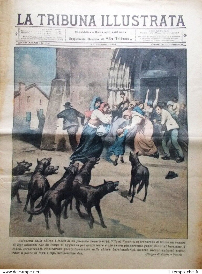 La Tribuna Illustrata 24 Agosto 1924 Danza Classica Pillay Napoli …