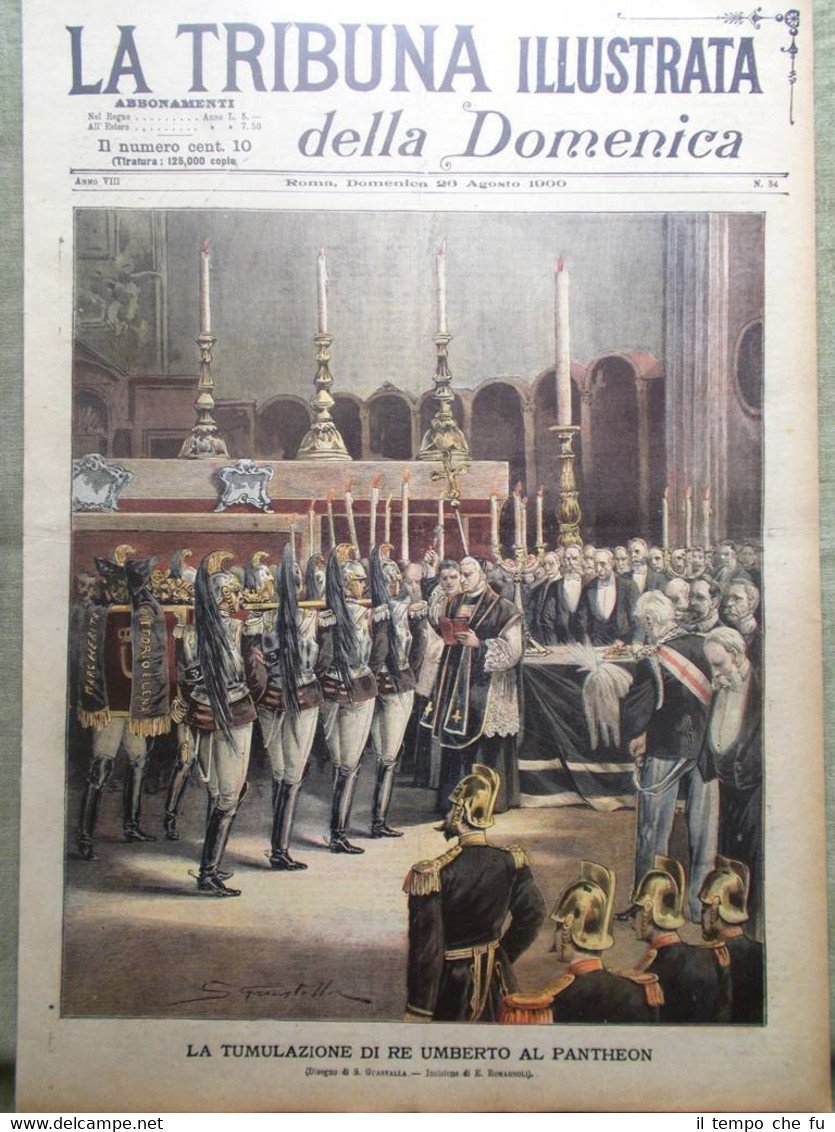 La Tribuna Illustrata 26 Agosto 1900 Disastro a Castel Giubileo …