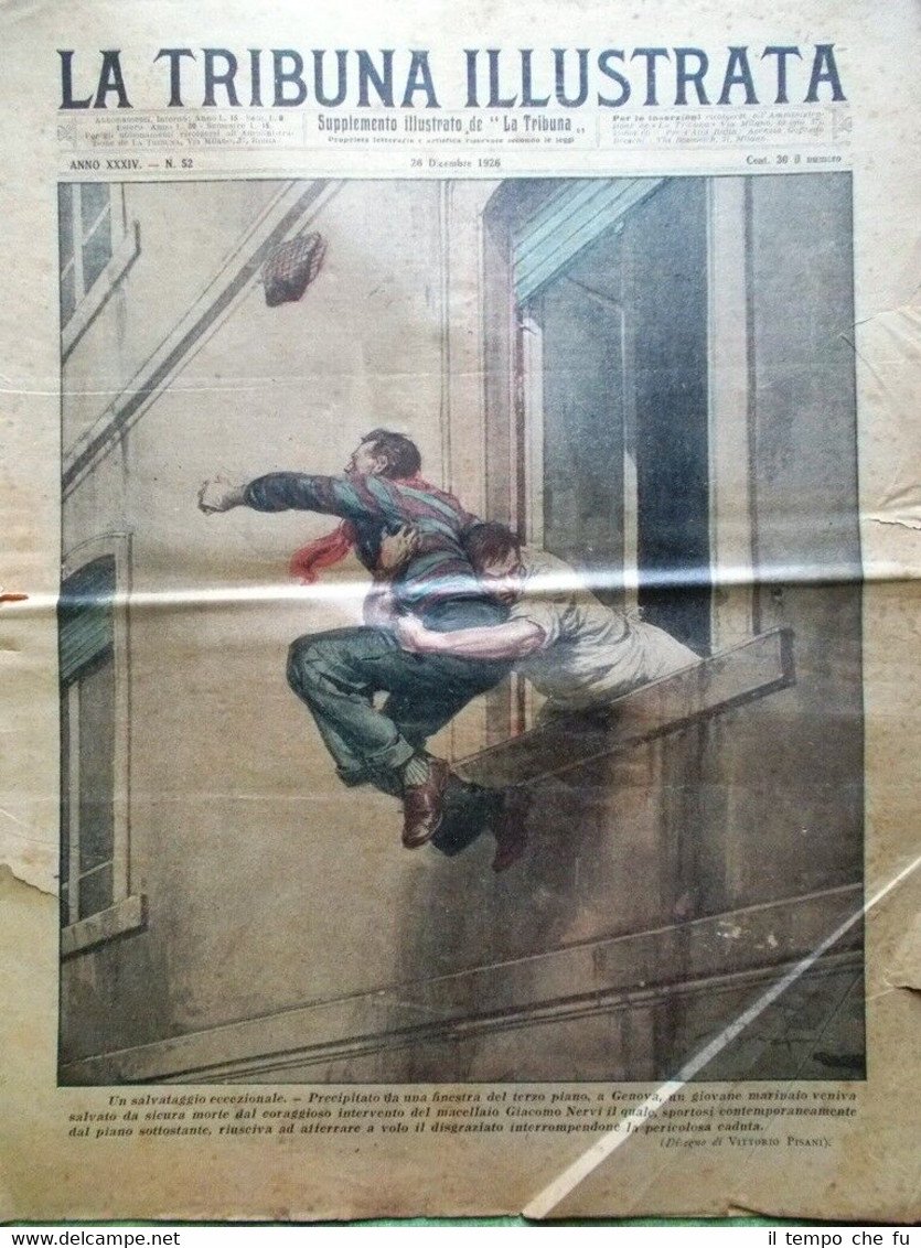 La Tribuna Illustrata 26 Dicembre 1926 Natale Stagione Invernale St. …