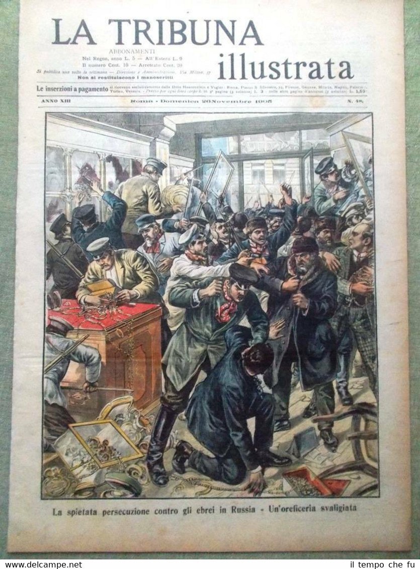 La Tribuna Illustrata 26 Novembre 1905 Montalto Giove Vladivostok Querini …