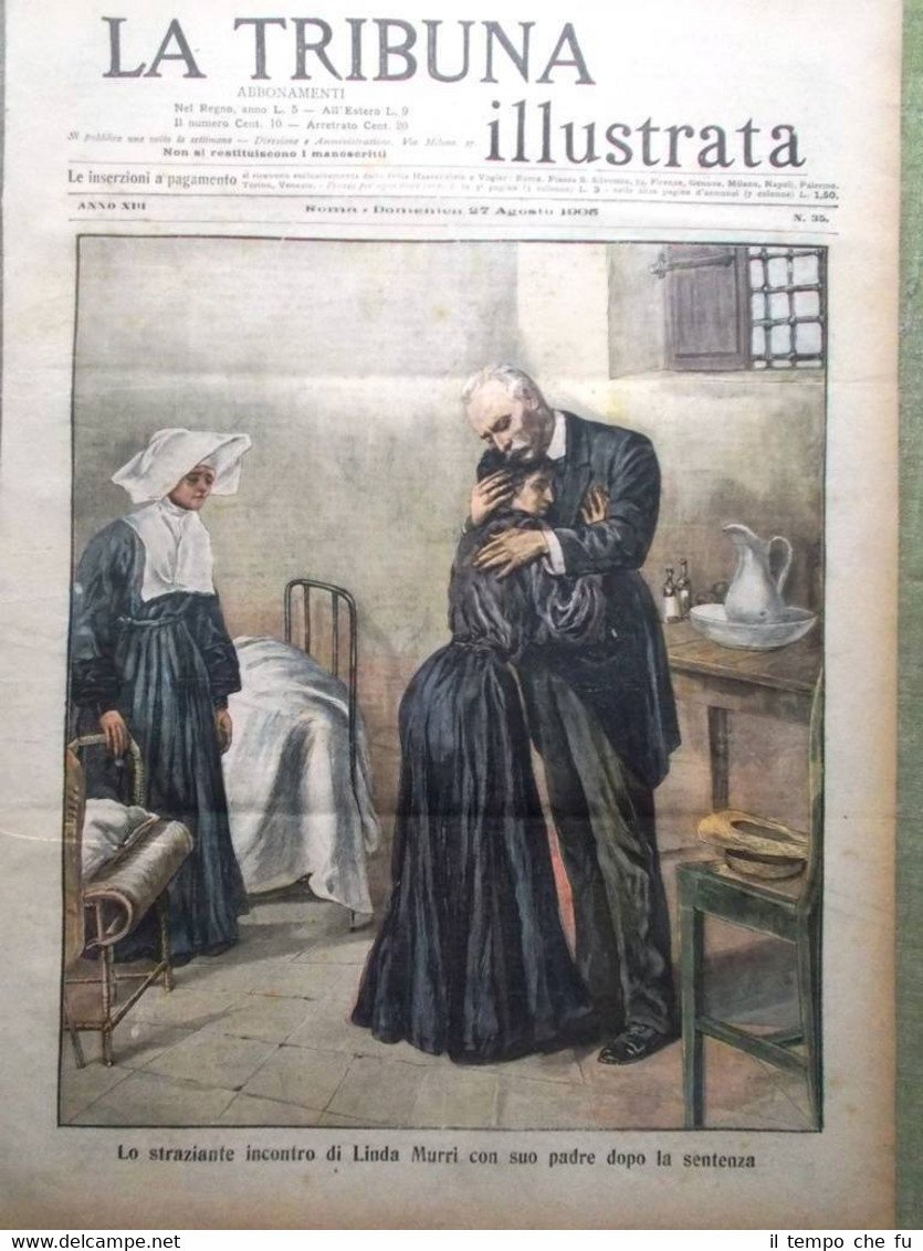 La Tribuna Illustrata 27 Agosto 1905 Murri Eclisse Solare Grammichele …