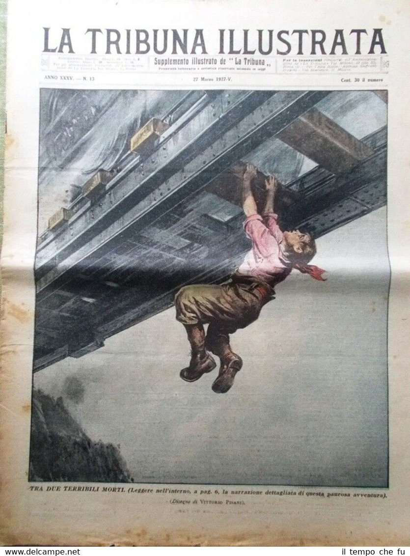 La Tribuna Illustrata 27 Marzo 1927 Mascagni Whiteman Saturnia Jazz … | Immagine principale