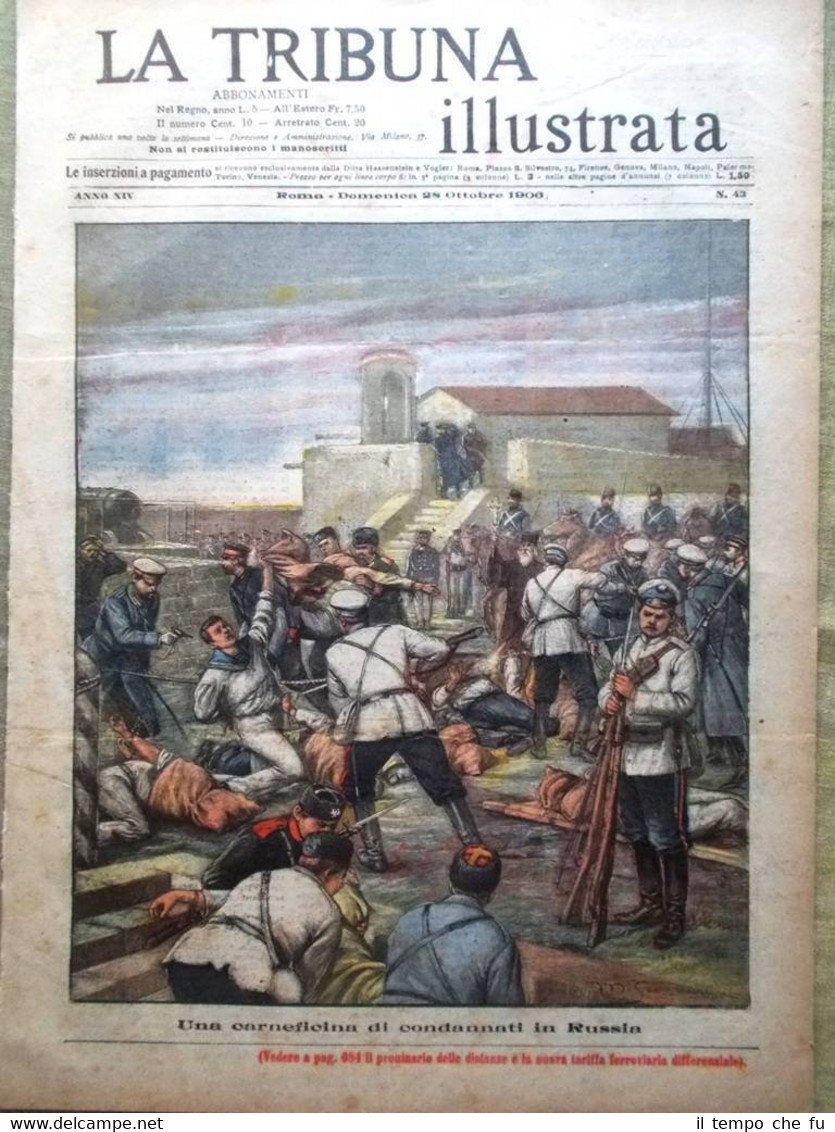 La Tribuna Illustrata 28 Ottobre 1906 Torre del Greco Carte …