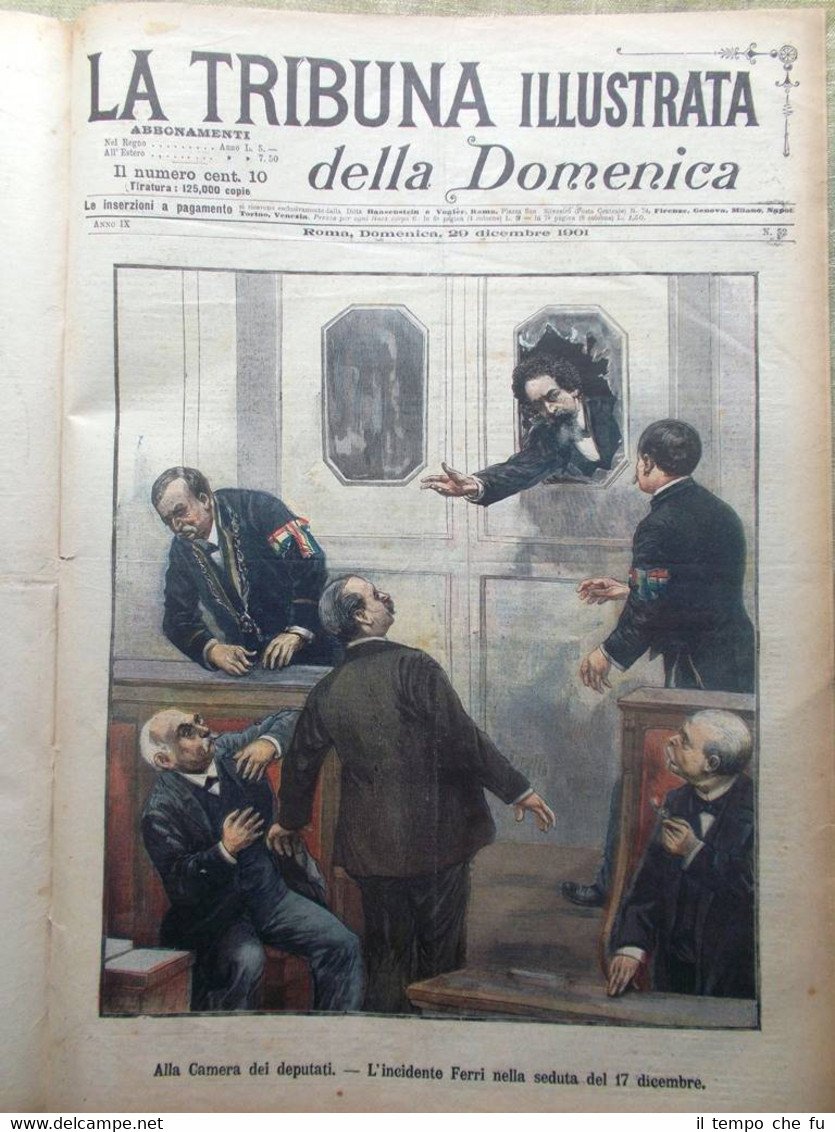 La Tribuna Illustrata 29 Dicembre 1901 Università Trieste Orsini Spezia …