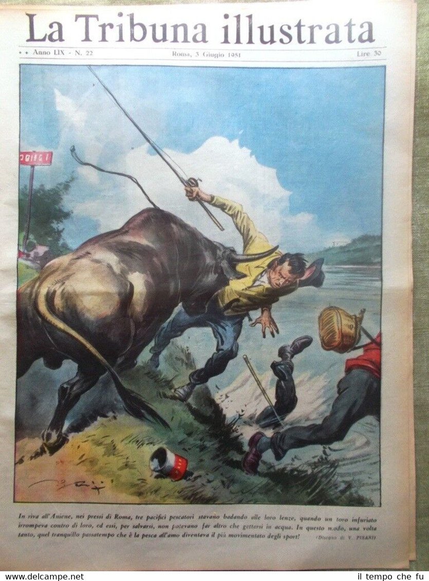 La Tribuna Illustrata 3 Giugno 1951 Hayworth Bobet Soldani Tito …