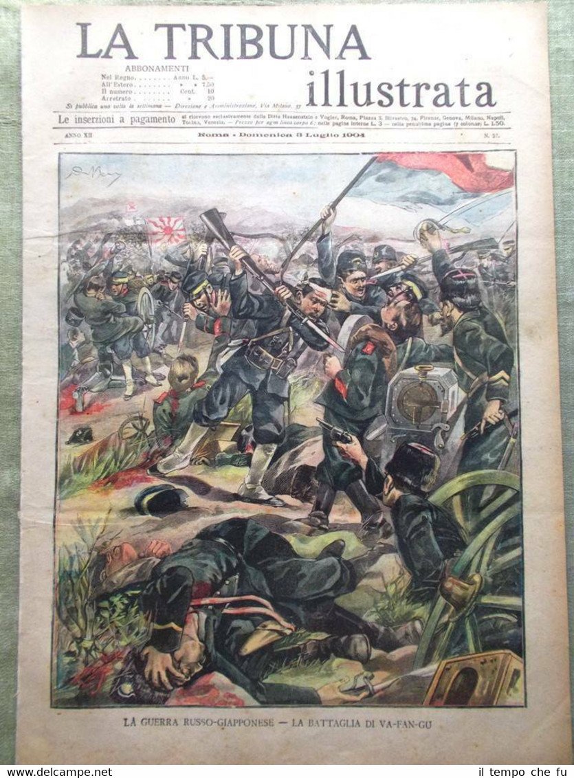 La Tribuna Illustrata 3 Luglio 1904 Macedonia Soleto Bordighera Pellagra …