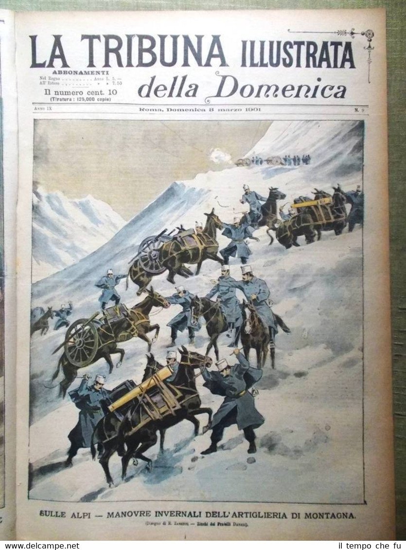 La Tribuna Illustrata 3 Marzo 1901 Schanzer Rutelli Guerra Anglo-Boera …