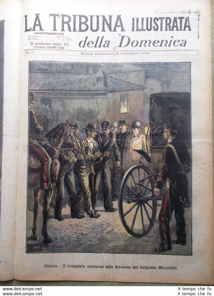 La Tribuna Illustrata 3 Novembre 1901 Leon Czolgosz Sedia Elettrica …