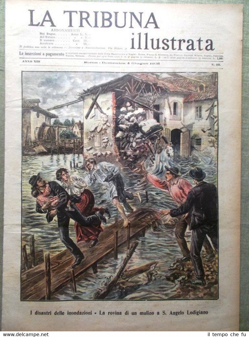 La Tribuna Illustrata 4 Giugno 1905 Regata di Venezia Montenegro …