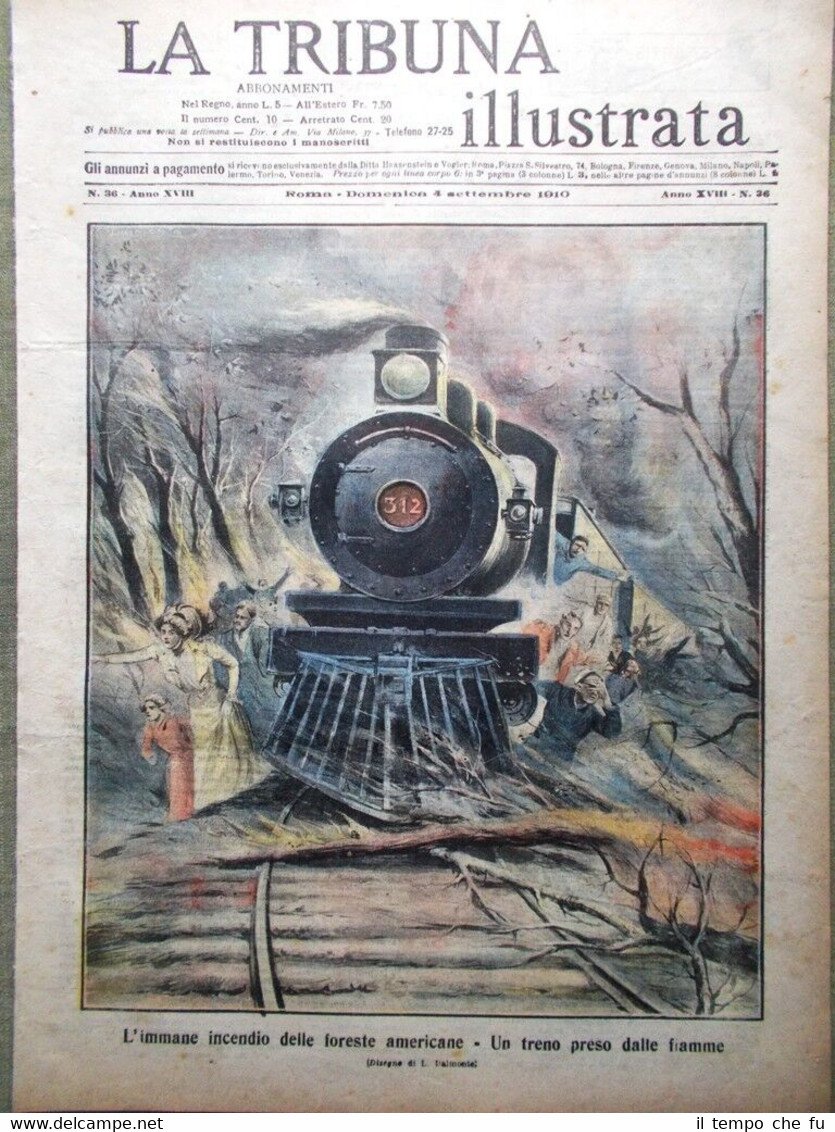 La Tribuna Illustrata 4 Settembre 1910 Colera in Puglia Nicola …