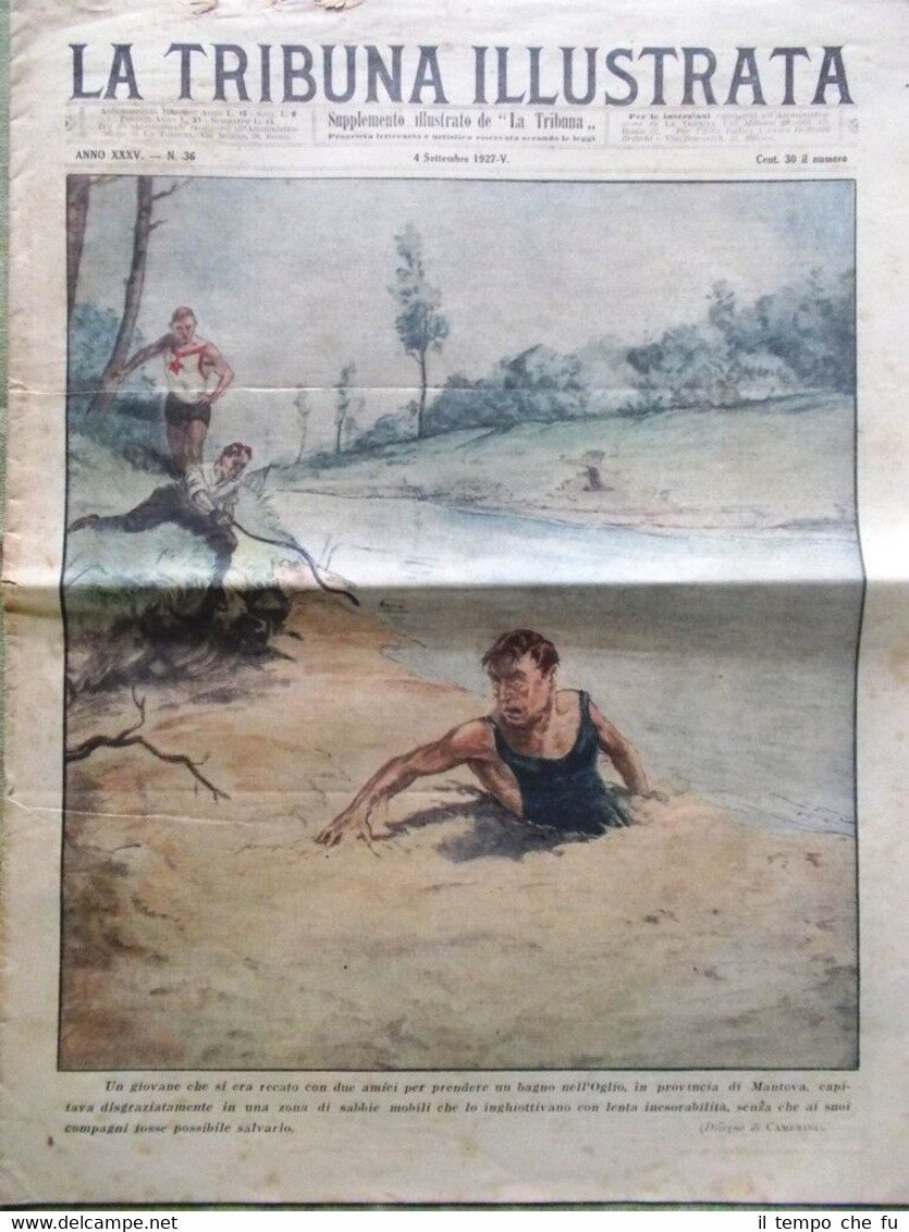 La Tribuna Illustrata 4 Settembre 1927 Turati De Pinedo Balbo …