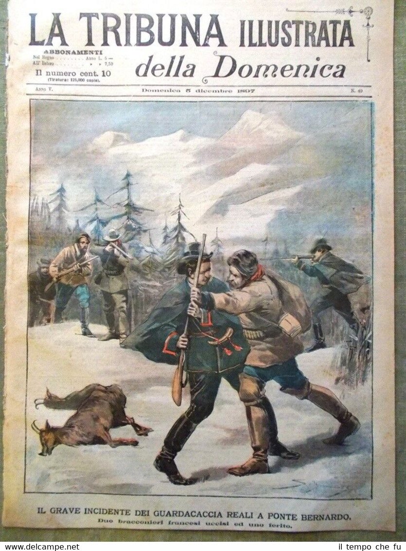 La Tribuna Illustrata 5 Dicembre 1897 Dreyfus Palazzo Marca Treviso …