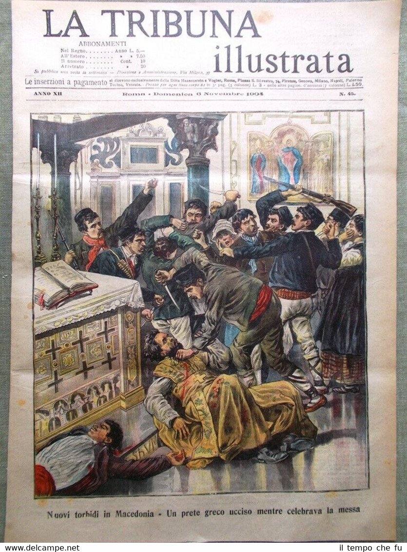 La Tribuna Illustrata 6 Novembre 1904 Terme Diocleziane Barietta De …