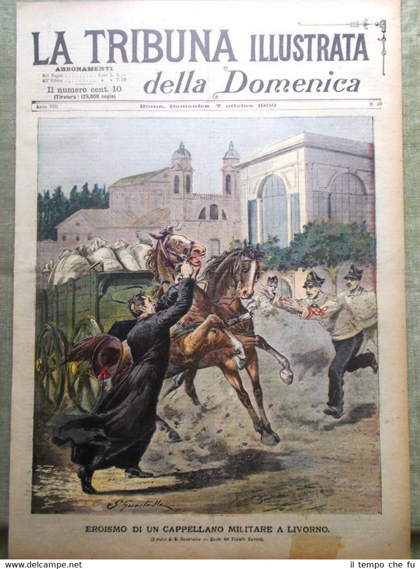 La Tribuna Illustrata 7 Ottobre 1900 Monumento Umberto Fiesole D'Annunzio … | Immagine principale