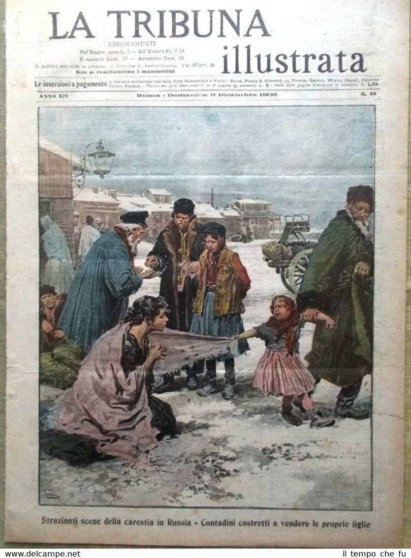 La Tribuna Illustrata 9 Dicembre 1906 Nobel a Carducci Edison …