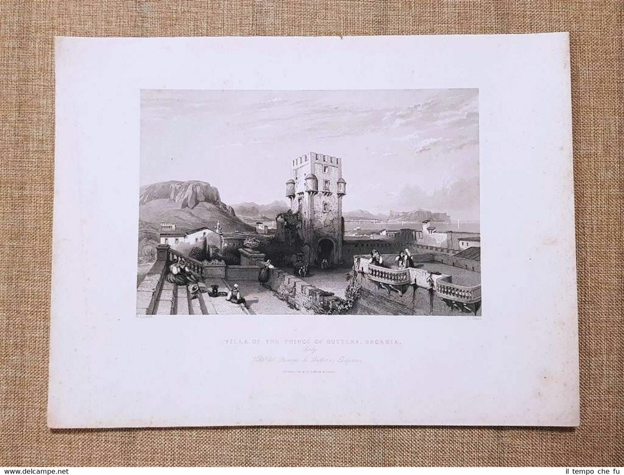 La Villa del Principe di Butera Bagheria Palermo Sicilia Incisione …