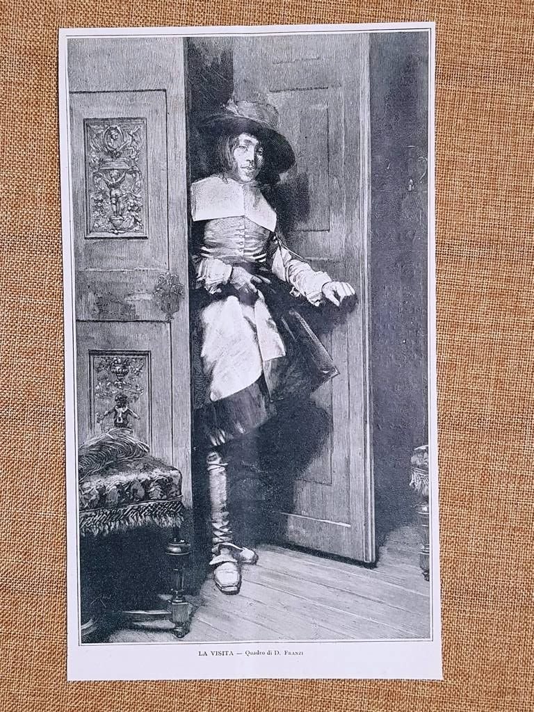 La visita Quadro di D. Franzi Stampa del 1932