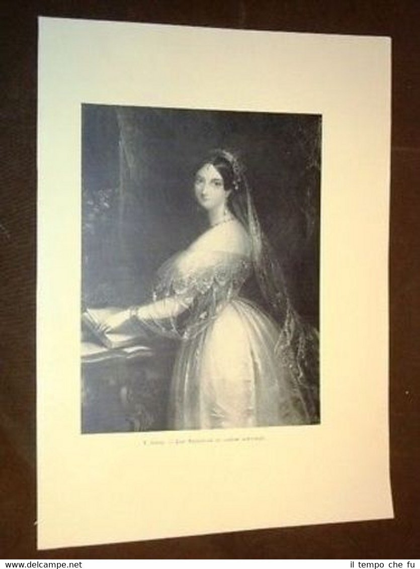 Lady Blessington en costume romantique - T. Parris