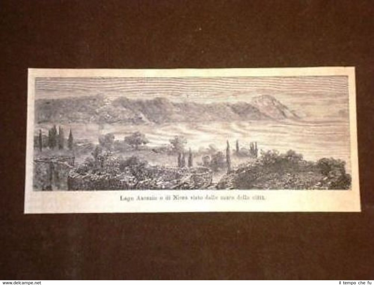 Lago Ascanio o di Nicea visto dalle mura della Città …