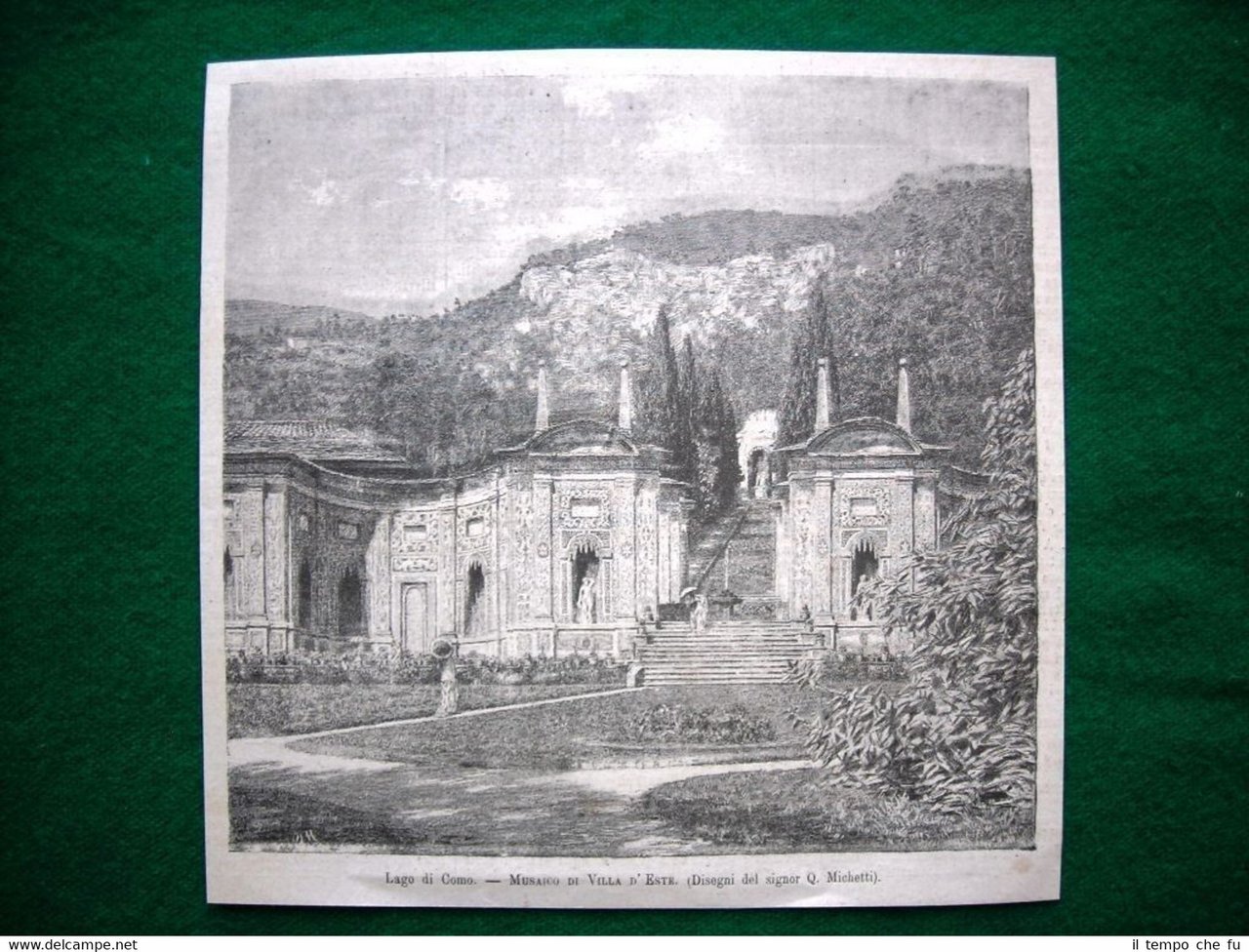 Lago di Como nel 1882 - Mosaico di Villa d'Este … | Immagine principale