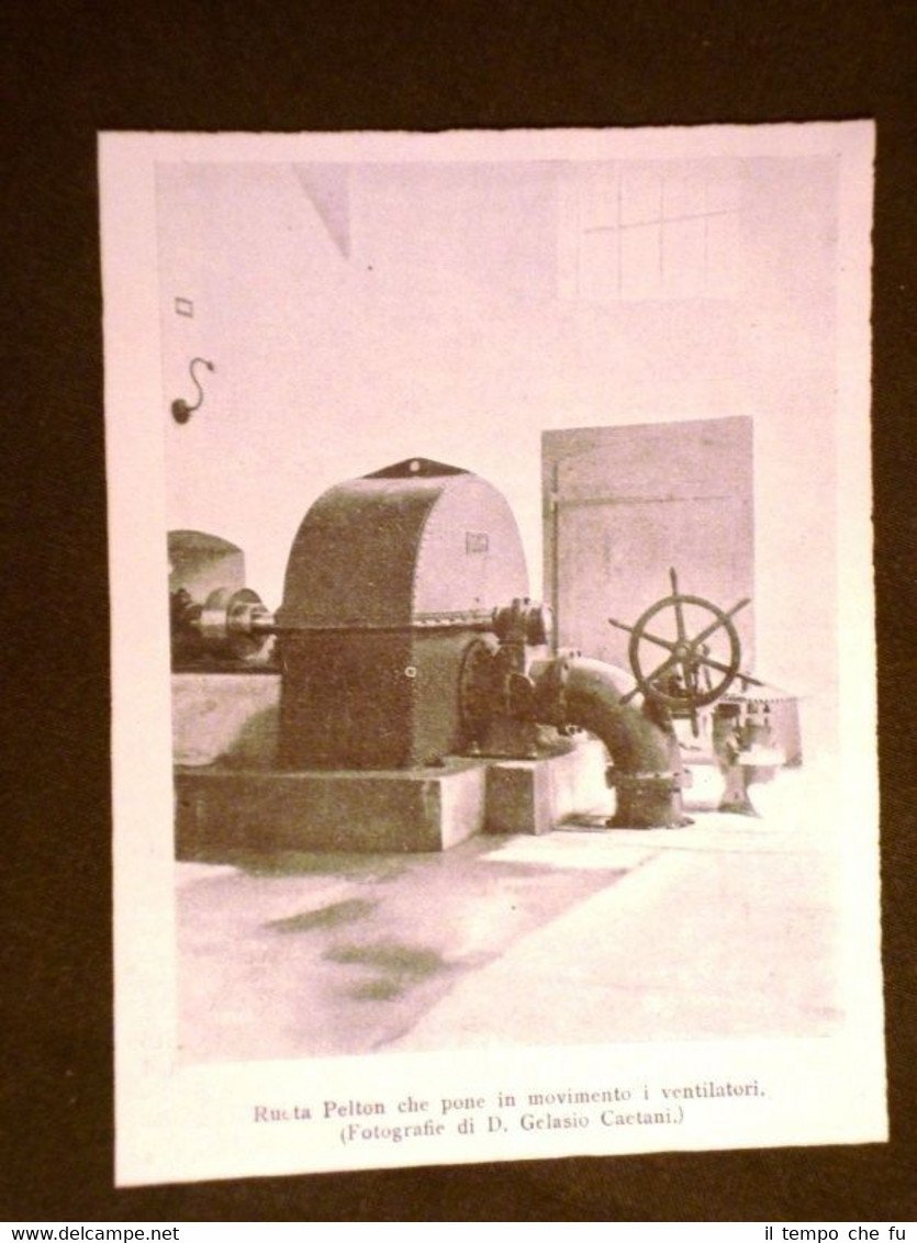 Lavori per l'allargamento del traforo del Sempione nel 1900 Ruota …
