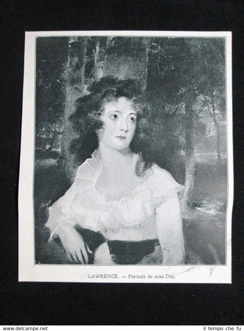 Lawrence - Ritratto di Miss Day Stampa del 1905