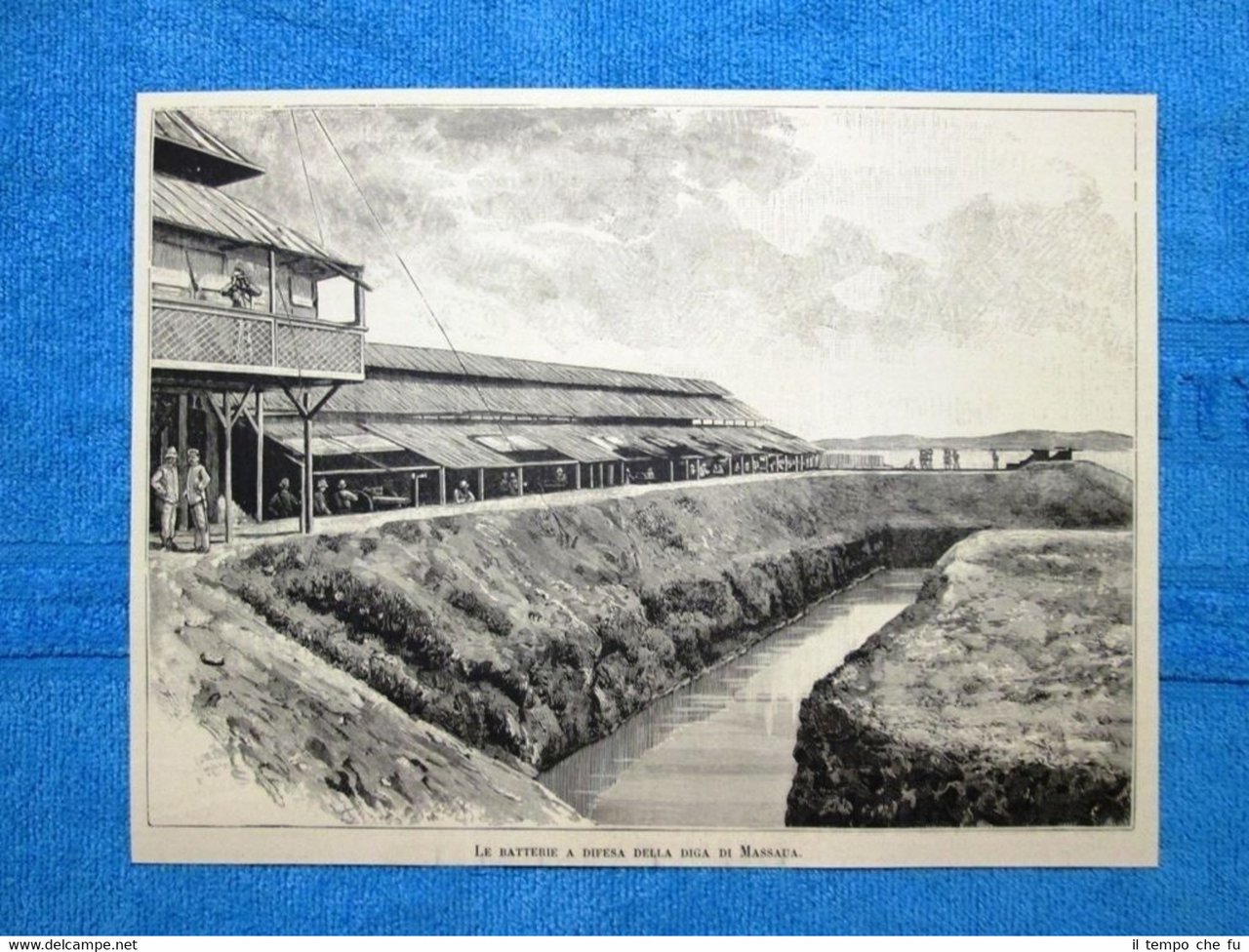 Le batterie a difesa della diga di Massaua (Eritrea) nel …