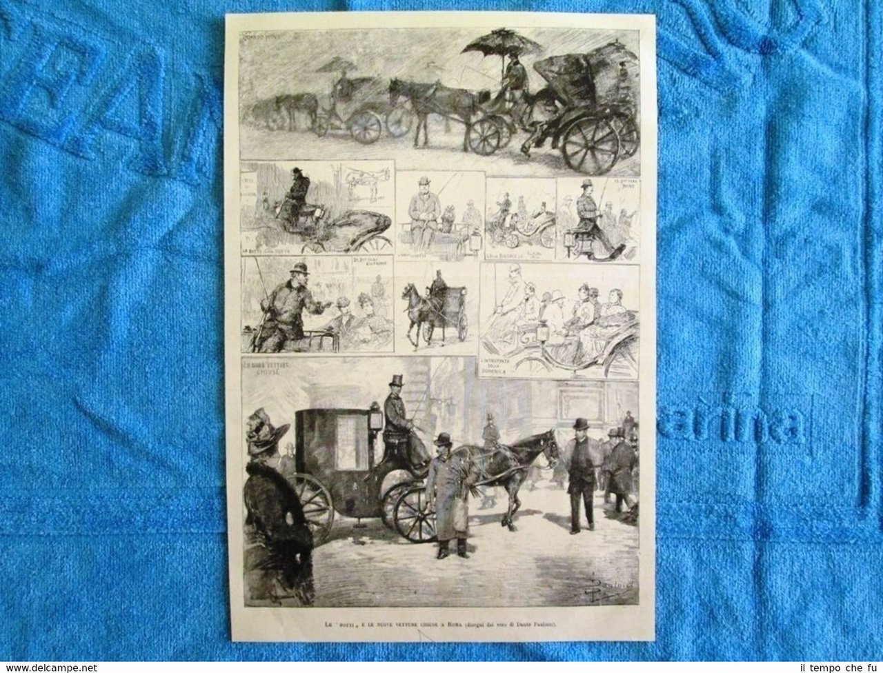 Le "Botti" e le nuove vetture chiuse a Roma nel … | Immagine principale