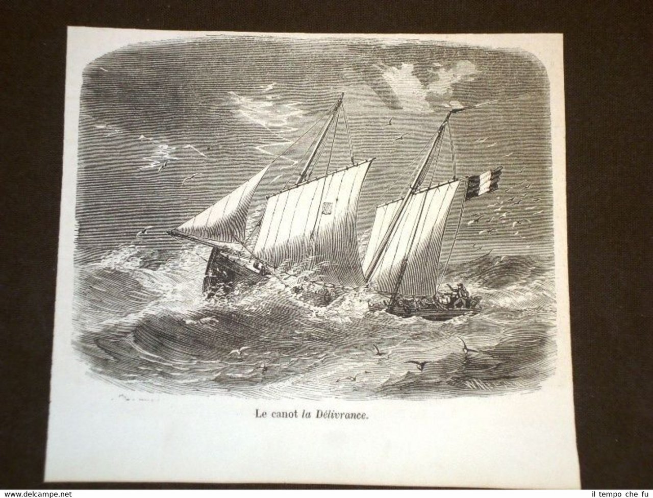 Le canot La Délivrance