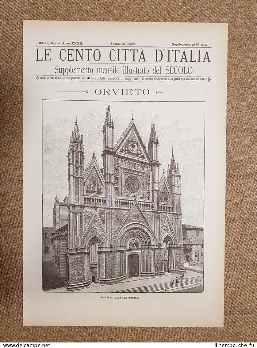 Le Cento Città d'Italia 31 luglio 1897 Orvieto Il Secolo …