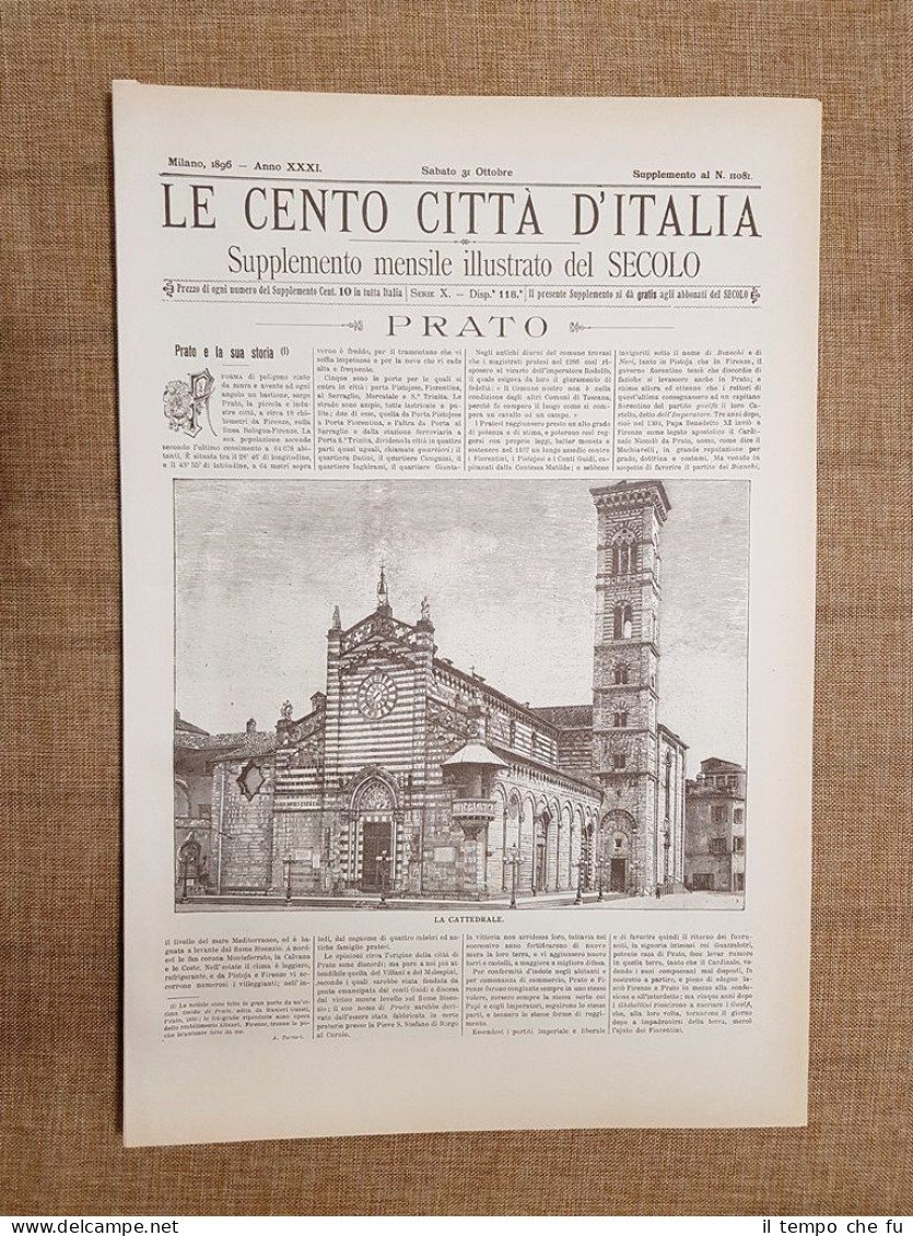 Le Cento Città d'Italia 31 ottobre 1896 Prato Il Secolo …