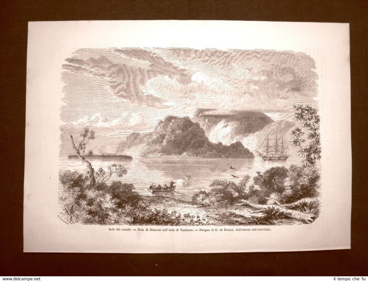 Le Isole del Corallo nel 1863 Baia Manevai Vanikoro Arcipelago …