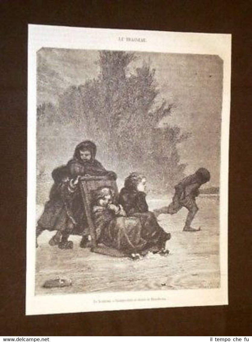 Le traineau La slitta - Mouilleron