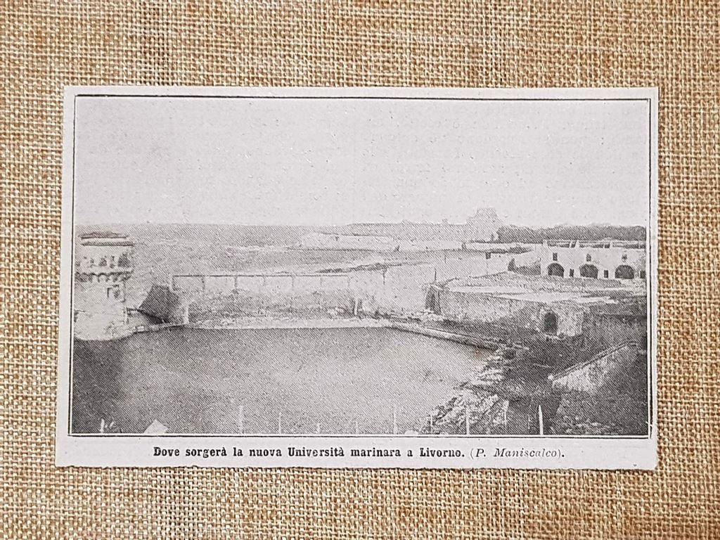 Livorno nel 1914 Il luogo dove sorgerà la nuova Università …