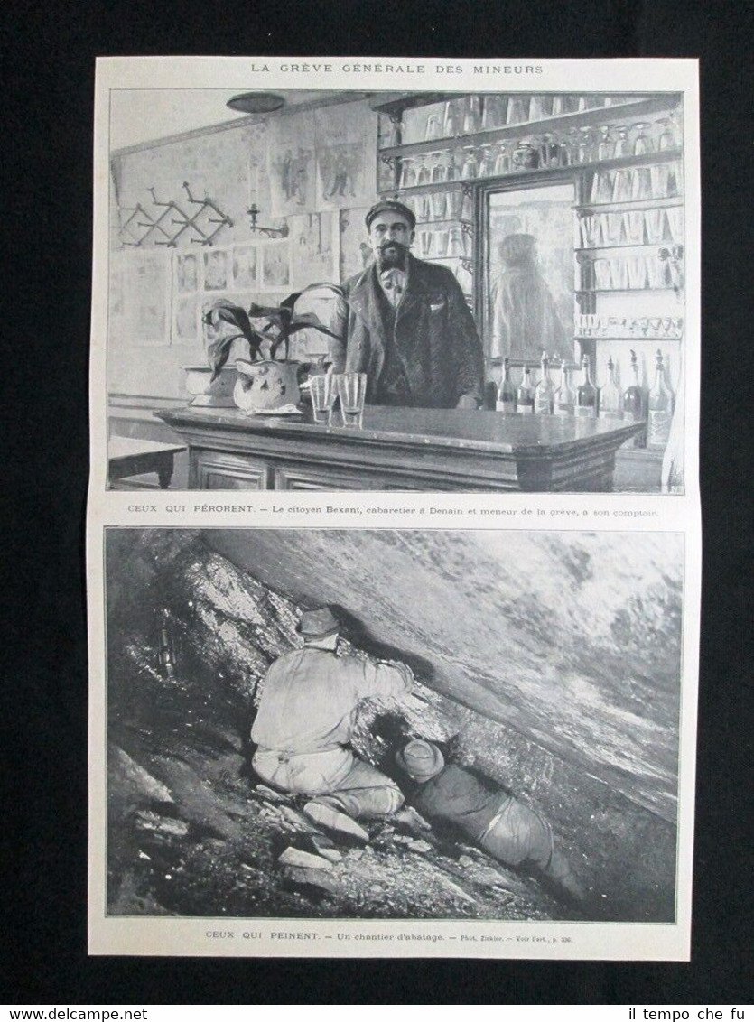 Lo sciopero generale dei minatori: Bexant, capo dello sciopero Stampa …