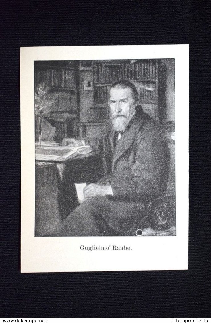 Lo scrittore tedesco Wilhelm Raabe
