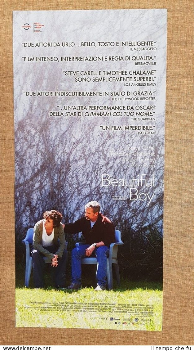 Locandina cinema originale 2019 Film Beautiful boy Regia Felix Van …
