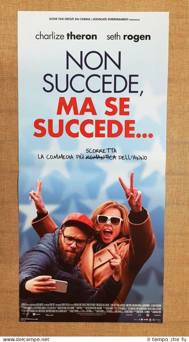 Locandina cinema originale 2019 Film Non succede, ma se succede. …