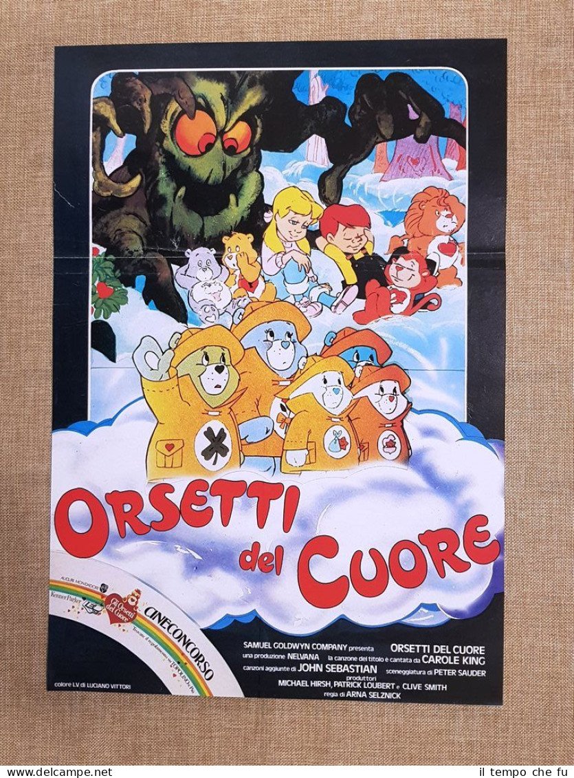 Locandina cinema originale del 1985 Film Orsetti del cuore Regia …