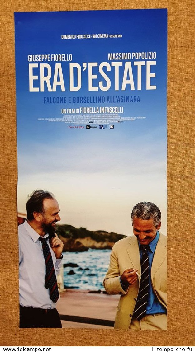 Locandina cinema originale del 2016 Film Era d'estate Regia Fiorella …